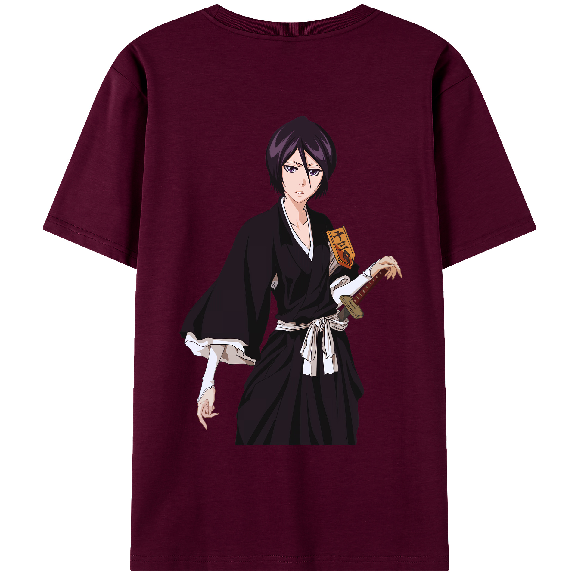 （画像用） ブリーチ 朽木ルキア BLEACH Kuchiki Rukia レディース半袖Tシャツ(バックプリント)